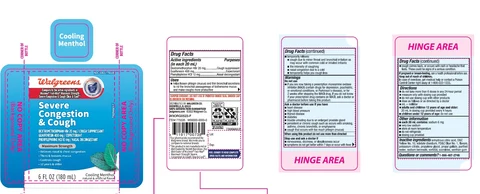 Walgreens Maximum Strength Severe Congestion and Cough packaging