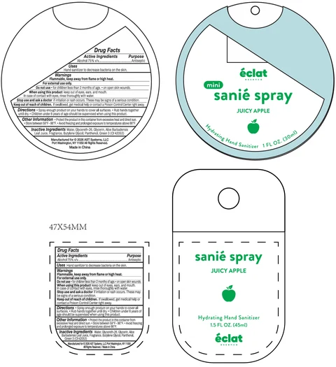 Hydrating Hand Sanitizer JUICY APPLE 포장