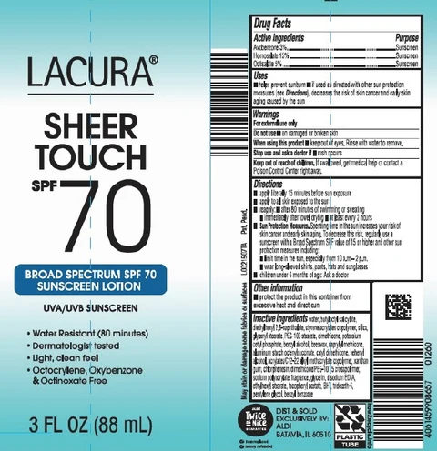 Sheer Touch Sunscreen SPF 70 포장