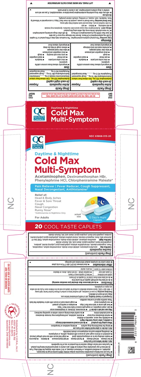 Cold Multi Symptom Daytime Nighttime 포장