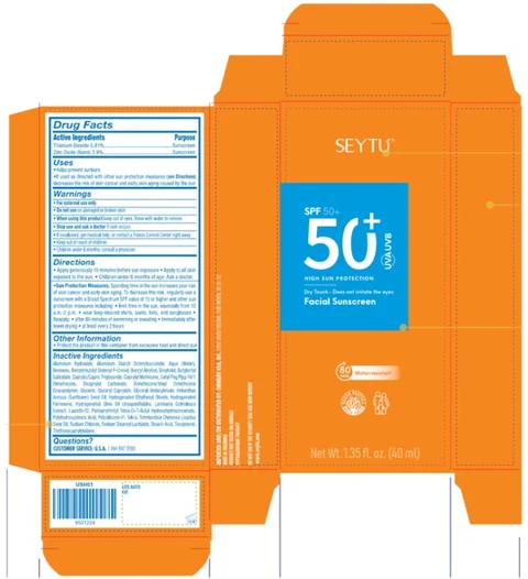 SEYTU Facial Sunscreen 포장