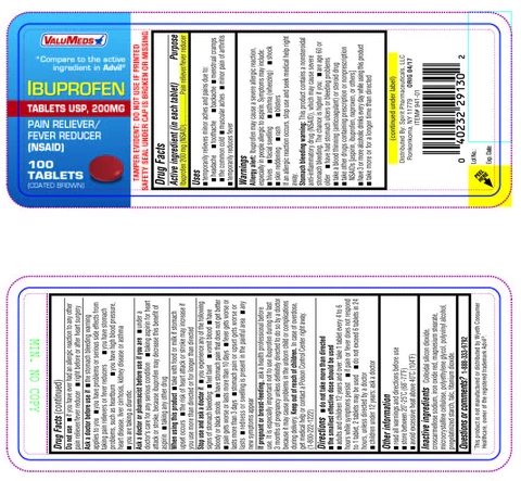 VALUMEDS IBUPROFEN 포장