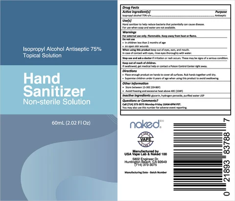 Hand Sanitizer packaging