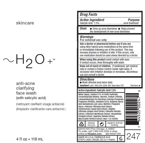 Anti Acne Clarifying Face Wash 포장