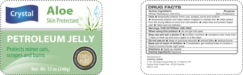 Crystal Aloe scented Petrolatum Jelly 포장