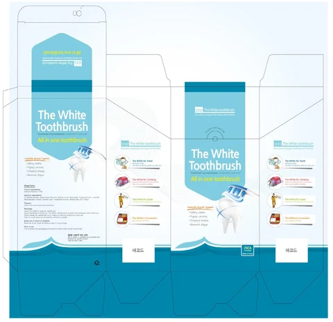 The White Toothbrush packaging