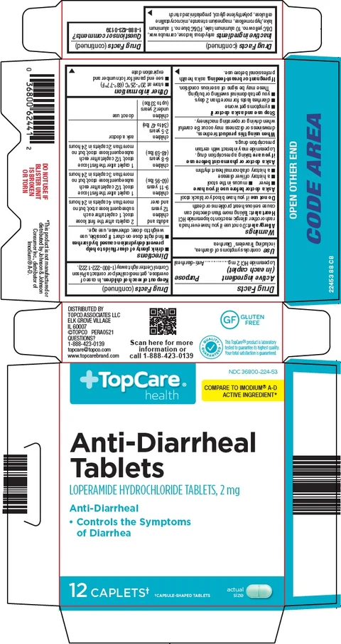 topcare anti diarrheal 포장