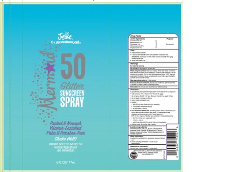 Australian GoldMermaid SPF 50 Glitter Sunscreen 포장