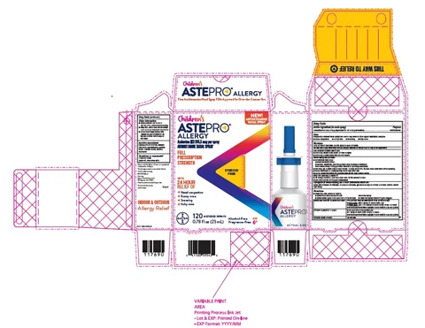 Children Astepro Allergy packaging