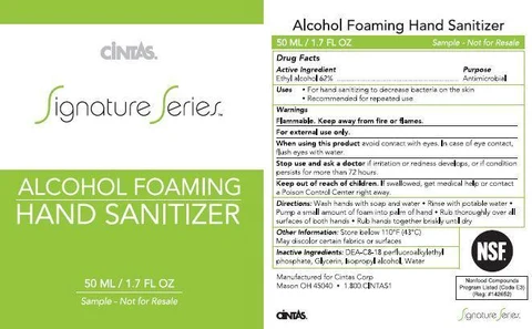 Signature Alcohol Foaming Hand Sanitizer 포장