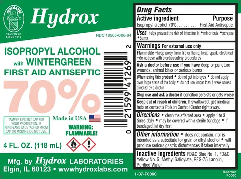 Isopropyl Alcohol with Wintergreen 70% 포장