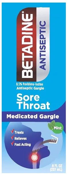 Betadine Gargle 포장