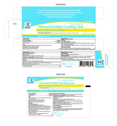 Hemorroidal Cooling gel 포장