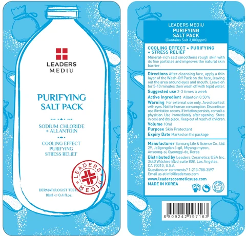 Leaders Mediu Purifying Salt Pack packaging