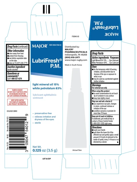 LubriFresh PM packaging