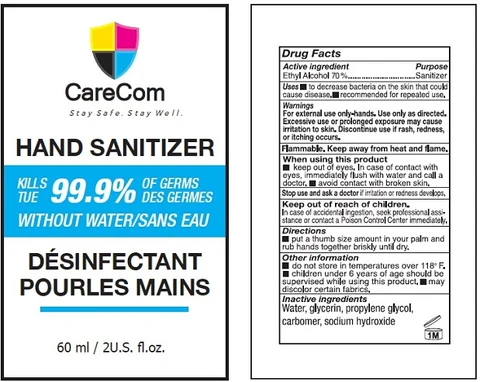 Hand Sanitizer packaging