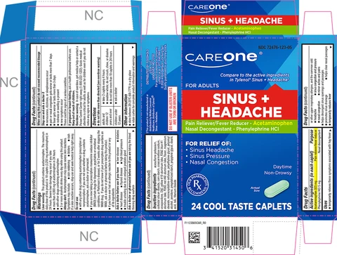 SINUS AND HEADACHE 포장