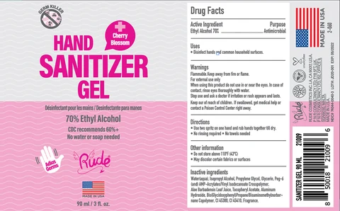 Hand Sanitizer packaging