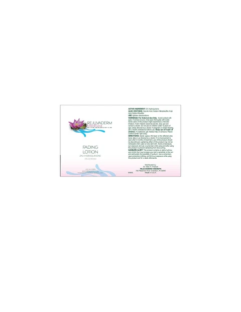 Rejuvaderm medispa fading 포장