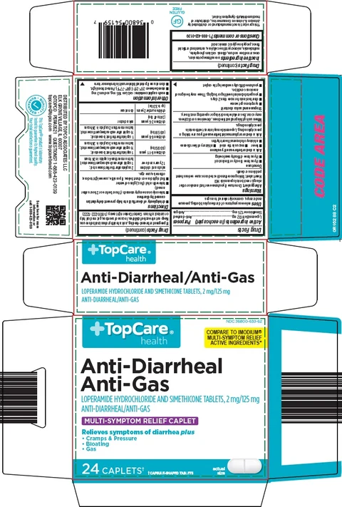 topcare anti diarrheal anti gas 포장