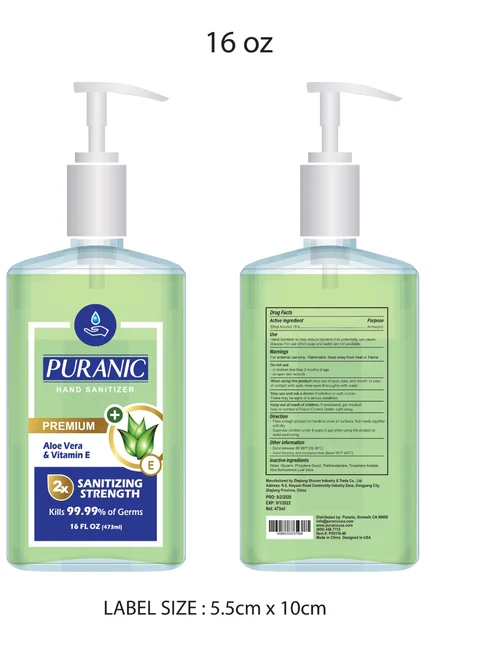 Hand Sanitizer packaging