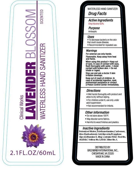 Clinical Works Lavender Blossom Waterless Hand Sanitizer 포장