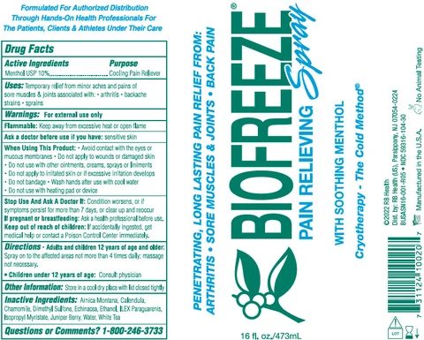 Biofreeze 포장