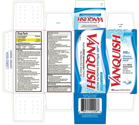 Vanquish Extra Strength 포장