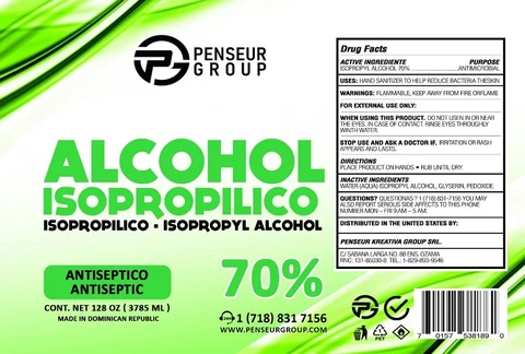ALCOHOL ISOPROPYL 포장