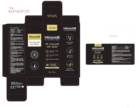 5% Minoxidil Hair Growth Serum 포장