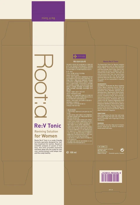 Roota Re V Tonic packaging