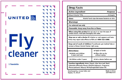 United Airlines Fly Cleaner 포장