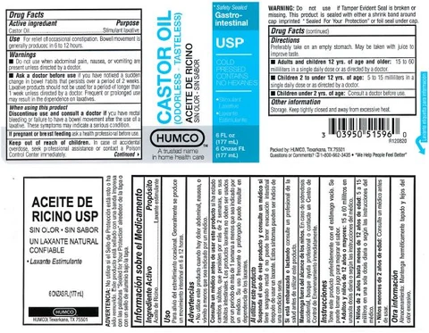 Humco Castor Oil 포장