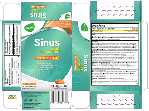 Sinus Head Congestion 포장