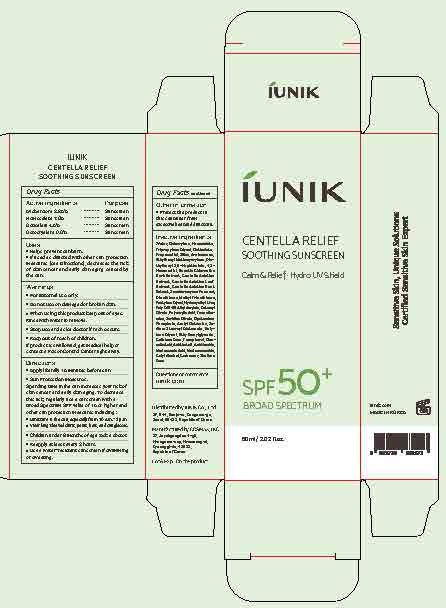 CENTELLA RELIEF SOOTHING SUNSCREEN 포장