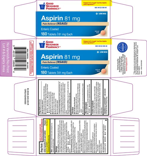 Aspirin 81 포장