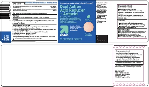 Up and Up Dual Action Acid Reducer and Antacid 포장