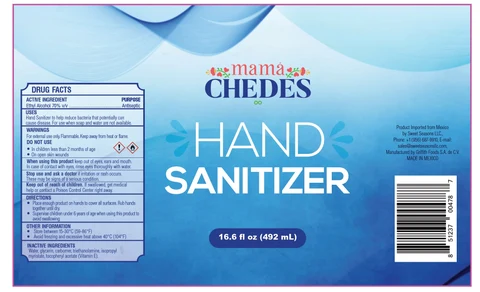 Hand Sanitizer packaging