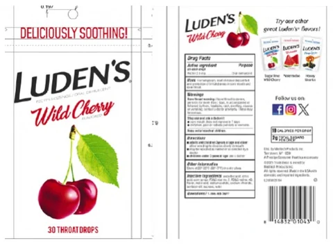 Principal Display Panel Luden’s Pectin Lozenge/Oral Demulcent Wild Cherry 30 Drops