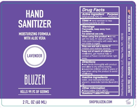 BluZen Hand Sanitizer 포장