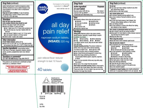 All Day Pain Relief 포장