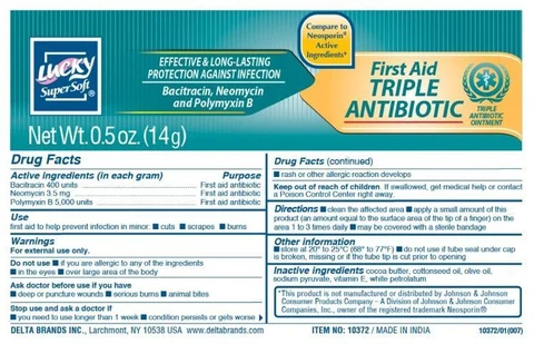Lucky SuperSoftFirst Aid packaging