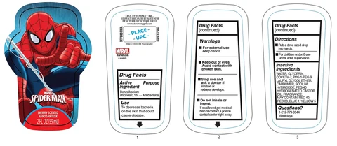 Cherry Scented Hand Sanitizer packaging