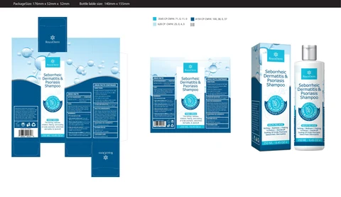 Roycederm Seborrheic Dermatitis Psoriasis Shampoo. 포장