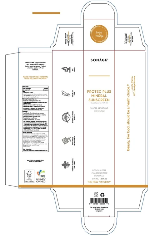 Sonage Protec Plus SPF 30 Mineral Sunscreen packaging