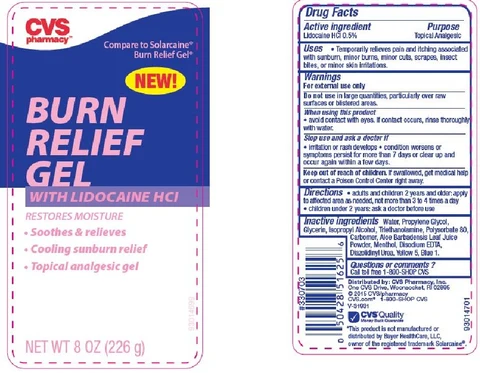 CVS Burn Relief w/Lido 8oz packaging
