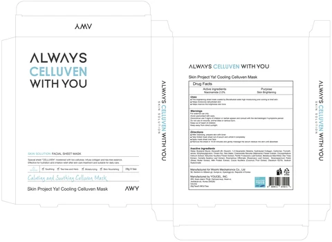 Skin Project Ya Cooling Celluven Mask packaging