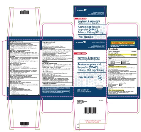 Acetaminophen Ibuprofen (NSAID) 포장