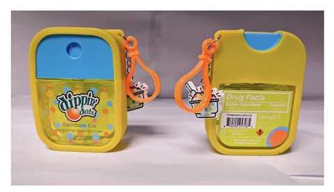DIPPIN DOTS HAND SANITIZER RAINBOW ICE 포장