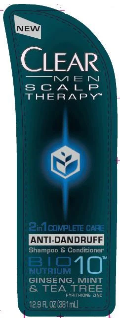 ClearMen 2 in 1 Complete Care AntiDandruff 포장